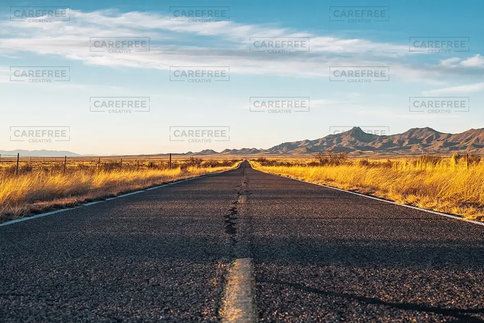 Chiricahua National Monument Empty Desert Highway, Willcox, Arizona · United States
