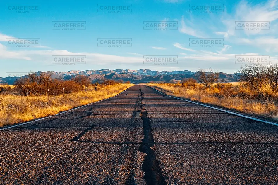 Chiricahua National Monument Empty Desert Road, Willcox, Arizona · United States