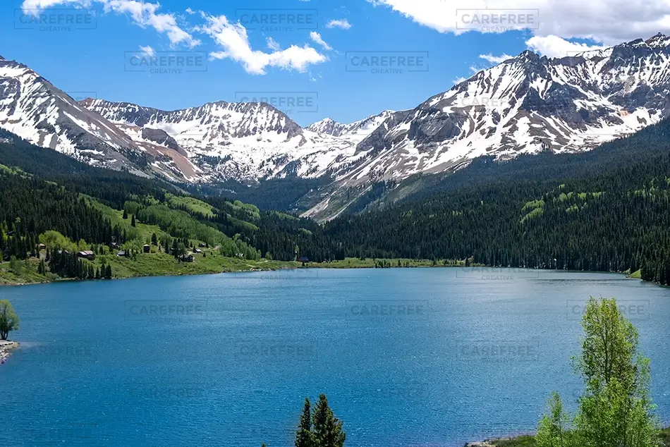 Colorado Snowcapped Mountain Lake, Colorado · United States