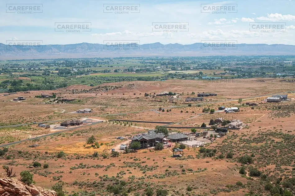 Colorado National Monument Scenic High Desert Panorama, Grand Junction, Colorado · United States