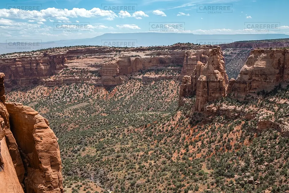Colorado National Monument Rugged Sandstone Rock Formations, Grand Junction, Colorado · United States