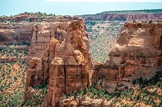 Colorado National Monument Towering Red Rock Spire