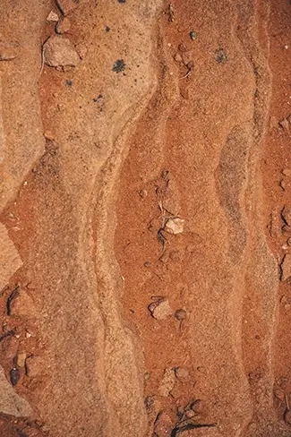 Colorado National Monument Textured Red Rock Surface, Grand Junction, Colorado