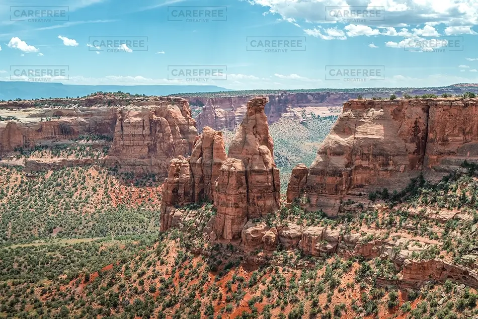 Colorado National Monument Towering Red Sandstone Spires, Grand Junction, Colorado · United States