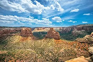 Colorado National Monument Red Rock Formations, Grand Junction, Colorado