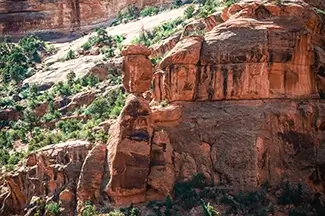 Colorado National Monument Towering Red Sandstone Spire
