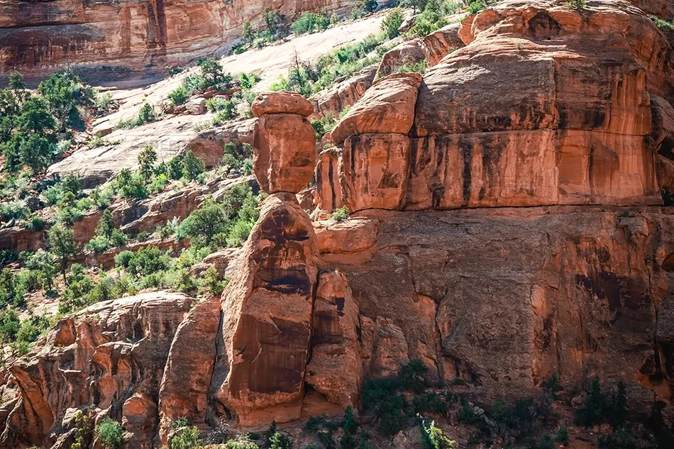Colorado National Monument Towering Red Sandstone Spire, Grand Junction, Colorado · United States
