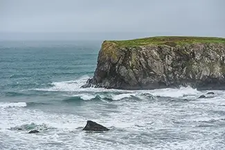 Coquille Point Dramatic Seaside Cliffs, Bandon, Oregon