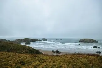 Coquille Point Expansive Coastal Panorama, Bandon, Oregon