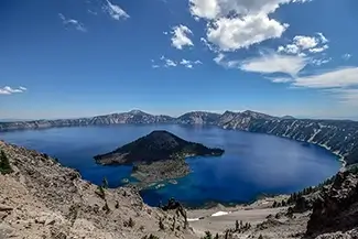 Crater Lake National Park Wide Azure View, Oregon