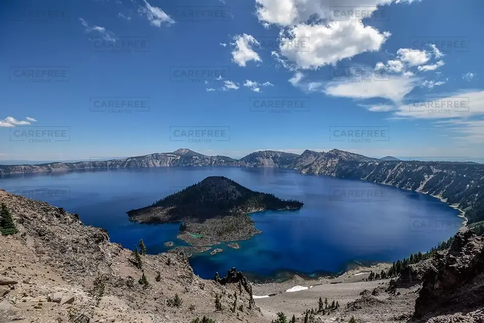 Crater Lake National Park Wide Azure View, Oregon · United States
