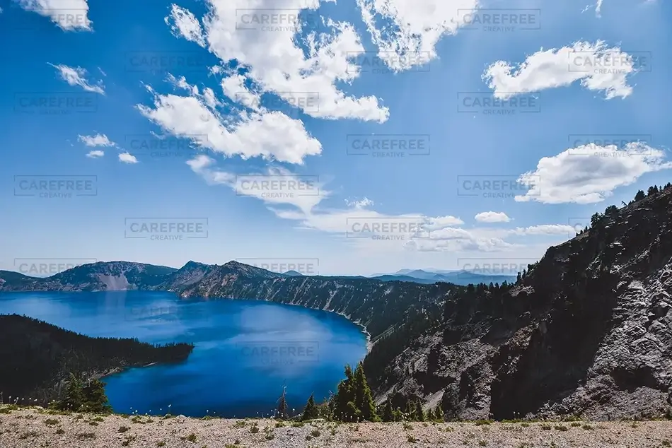 Crater Lake National Park Serene Waterscape, Oregon · United States