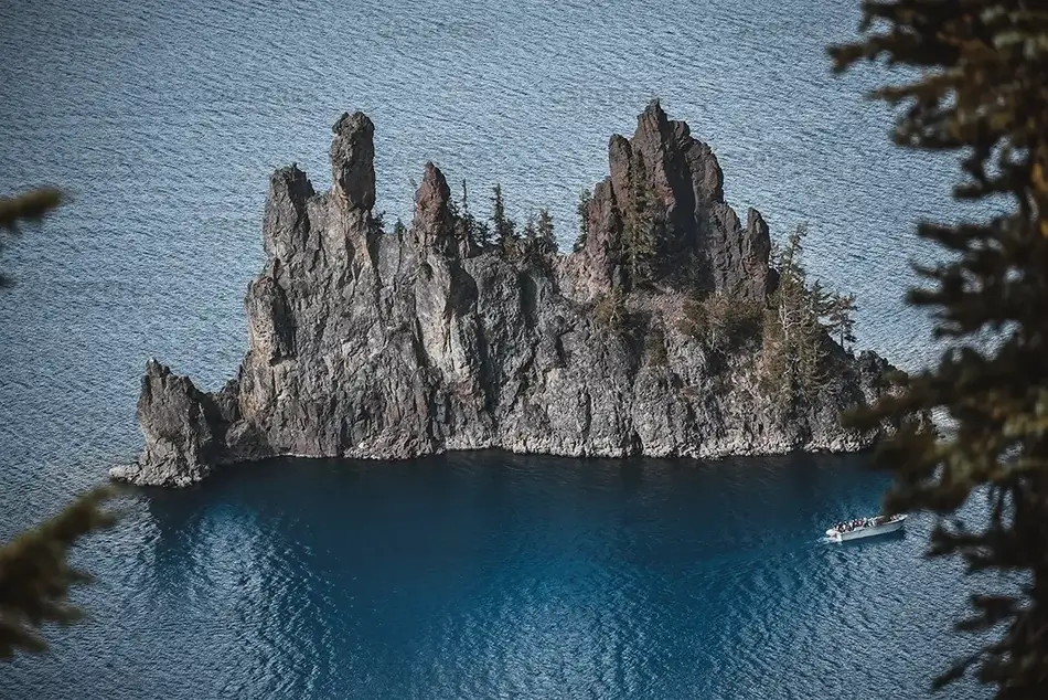 Crater Lake National Park Prominent Rocks, Oregon · United States