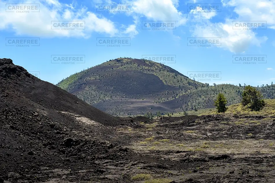 Craters Of The Moon National Monument Desert Volcanic Landscape, Arco, Idaho · United States