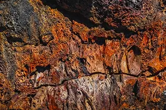 Craters Of The Moon National Monument Oxidized Lava Rock, Arco, Idaho