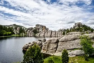 Sylvan Lake Dual Vista, Custer County, South Dakota