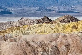 Death Valley National Park Golden Terrain, California