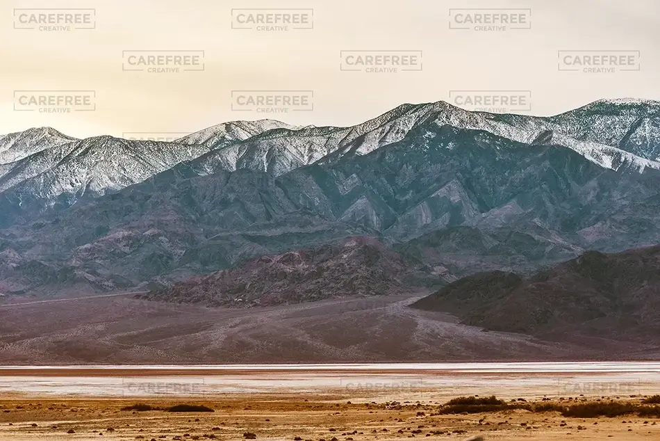 Death Valley National Park Snow-Capped Mountain Range, California · United States