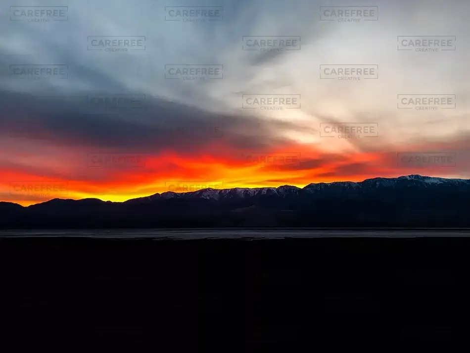 Death Valley National Park Fiery Sunset, California · United States