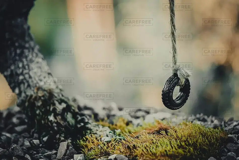 Desert Botanical Garden Bonsai Micro Tire Swing, Phoenix, Arizona · United States