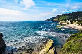 Devils Punch Bowl Coastal Cliffs, Otter Rock, Oregon
