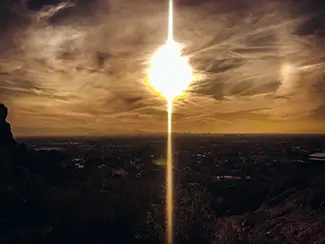 Echo Canyon Park Dramatic Sunset Sky, Phoenix, Arizona