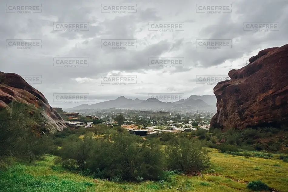 Echo Canyon Park Desert Valley View, Phoenix, Arizona · United States