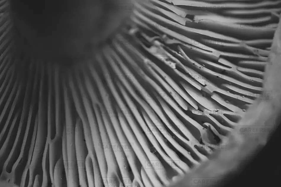 Enders State Forest Gills in Detail, Granby, Connecticut · United States