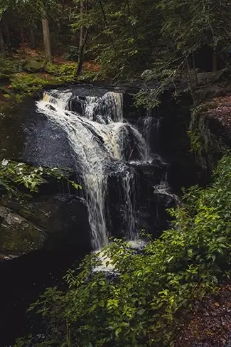 Enders State Forest Waterfall’s Rush, Granby, Connecticut