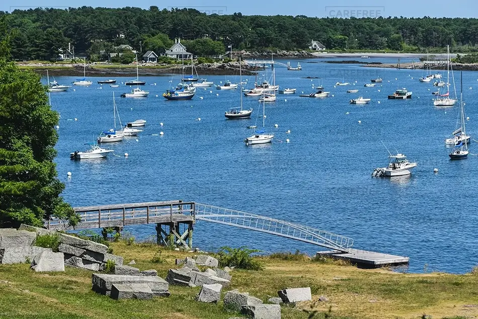 Fort McClary State Historic Site Panoramic Harbor, Kittery, Maine · United States