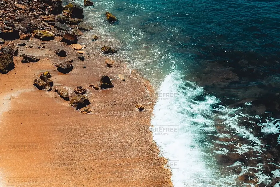 Fortaleza de San Felipe Shoreline from Above, Puerto Plata, Dominican Republic · Caribbean