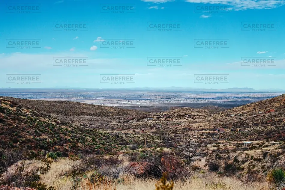 Franklin Mountains State Park Desert Valley Vista, El Paso, Texas · United States