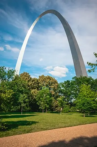 Gateway Arch National Park Arch Skyline Backdrop, St. Louis, Missouri
