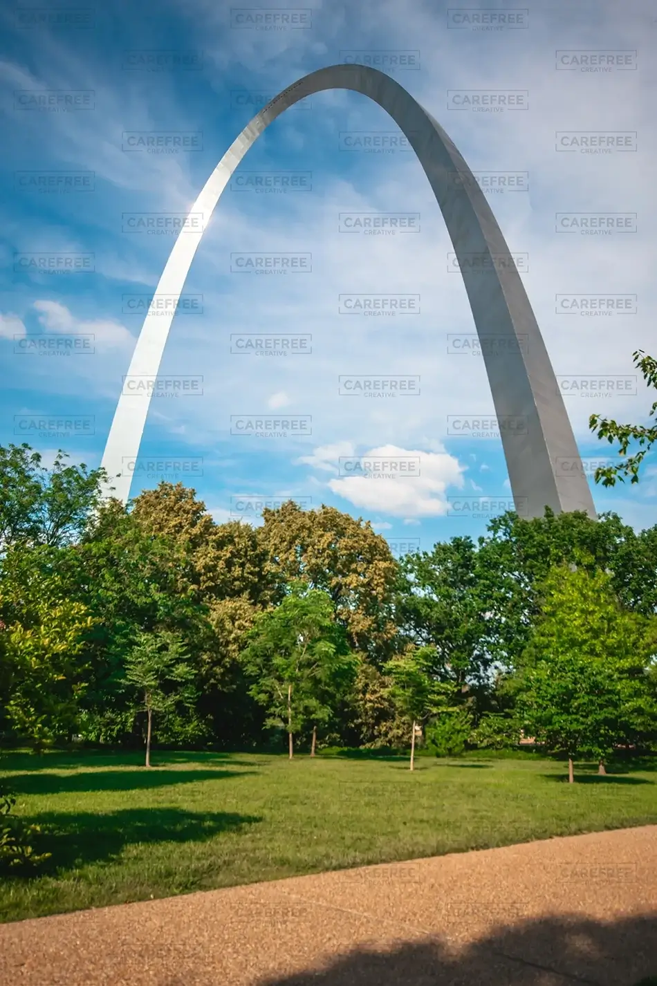 Gateway Arch National Park Arch Skyline Backdrop, St. Louis, Missouri · United States