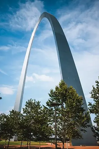 Gateway Arch National Park Elegant Curve, St. Louis, Missouri