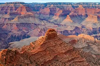 Grand Canyon National Park Layered Rock Formations, North Rim, Arizona