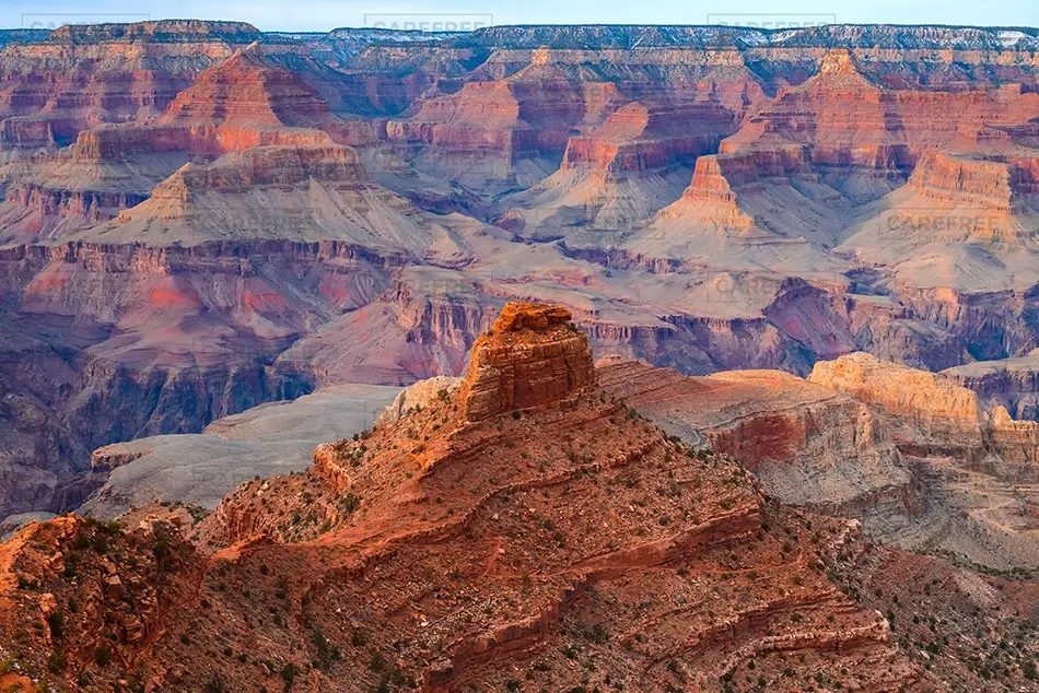 Grand Canyon National Park Layered Rock Formations, North Rim, Arizona · United States