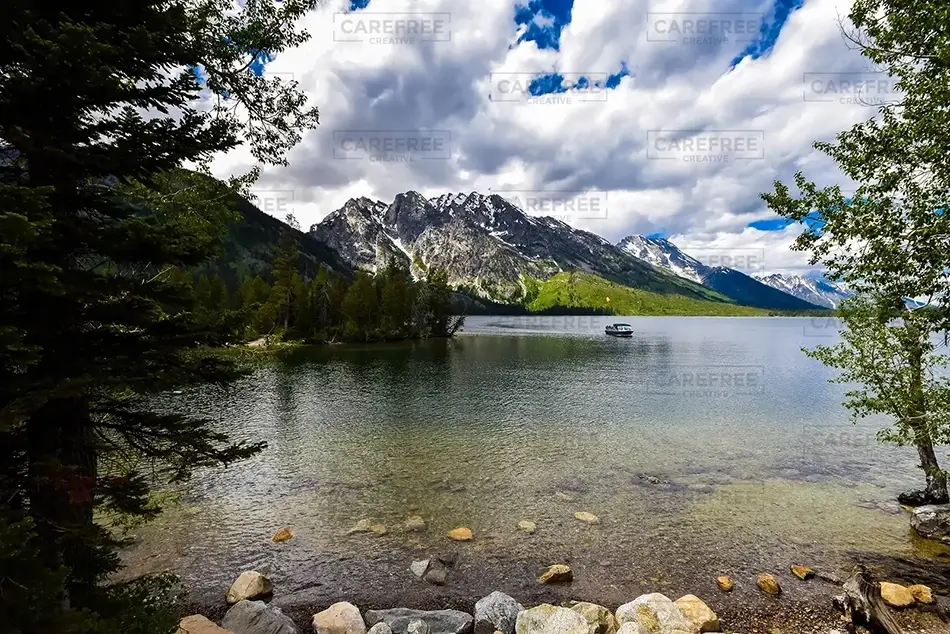 Grand Teton National Park Tranquil Lakeside, Wyoming · United States