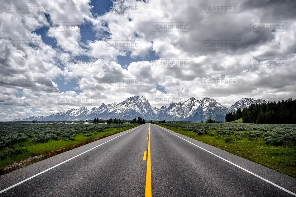 Grand Teton National Park Road to the Mountains, Wyoming · United States