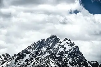 Grand Teton National Park Cloud-Crowned Peak, Wyoming