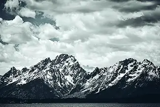 Grand Teton National Park Panoramic Mountain Splendor, Wyoming