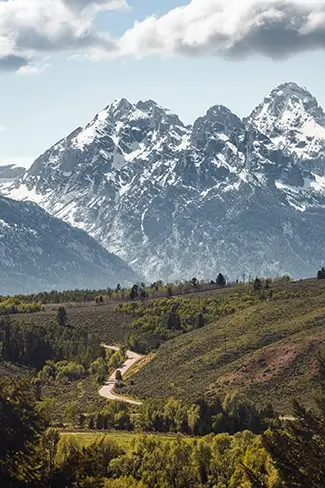 Grand Teton National Park Dark Majestic Peaks, Jackson, Wyoming