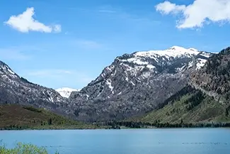 Grand Tetons National Park Snowy Mountain Landscape, Jackson, Wyoming