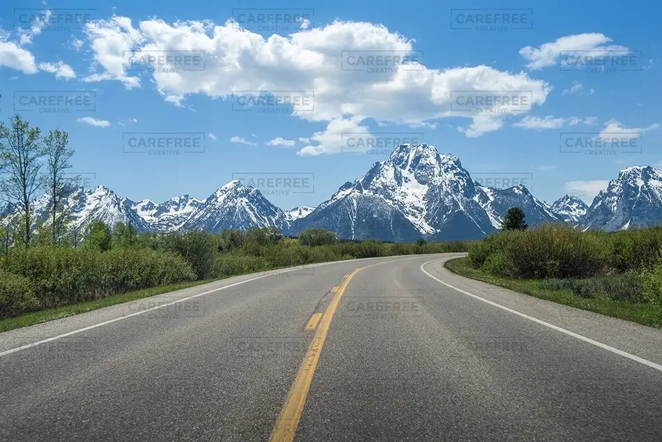 Grand Teton National Park Winding Road, Jackson, Wyoming · United States