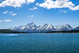 Grand Teton National Park Scenic Lake View, Jackson, Wyoming