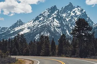 Grand Teton National Park Majestic Snowcapped Mountains, Jackson, Wyoming