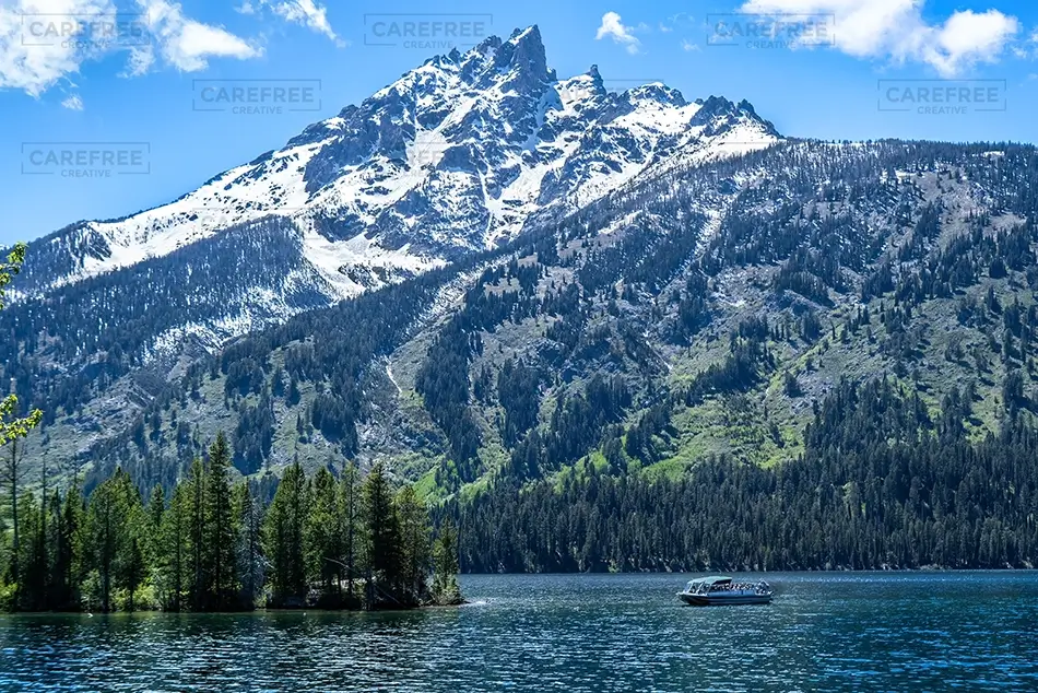 Grand Teton National Park Snowy Mountain, Jackson, Wyoming · United States