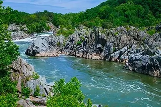 Great Falls Park Serene Waters, McLean, Virginia