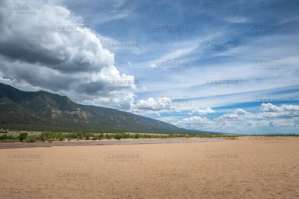Great Sand Dunes National Park Stormy Desert, Alamosa, Colorado · United States