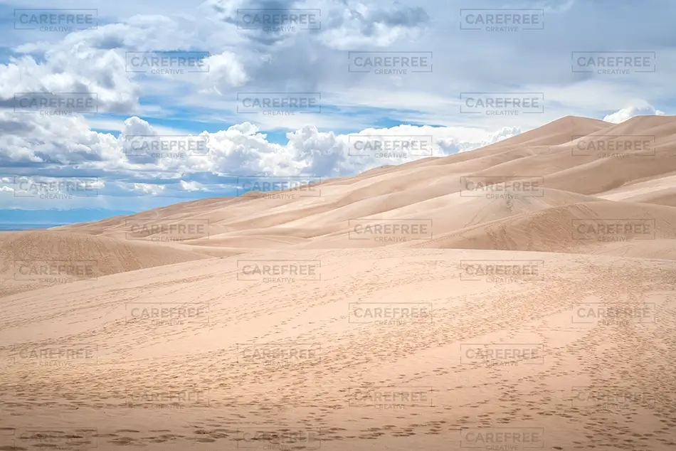 Great Sand Dunes National Park Serene Desert Landscape, Alamosa, Colorado · United States
